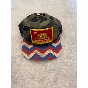 Vintage California Republic Camo Hat
